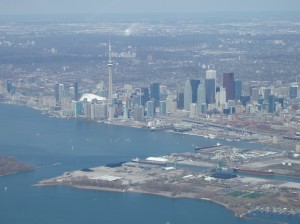 CN Tower Aerial View