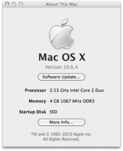 About This Mac Screenshot About This Mac Screenshot