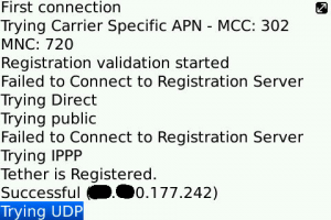 Tether Failed Log Screenshot Tether Failed Log Screenshot